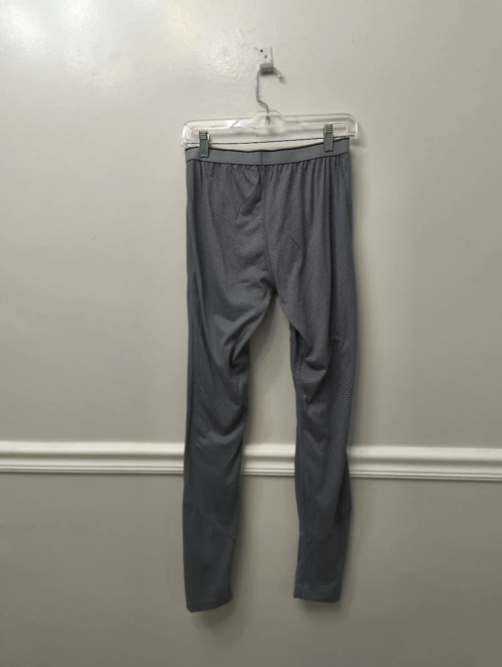 REI Co-op Base Layer Long John Men's Grey Black Performance M Snowboarding Ski